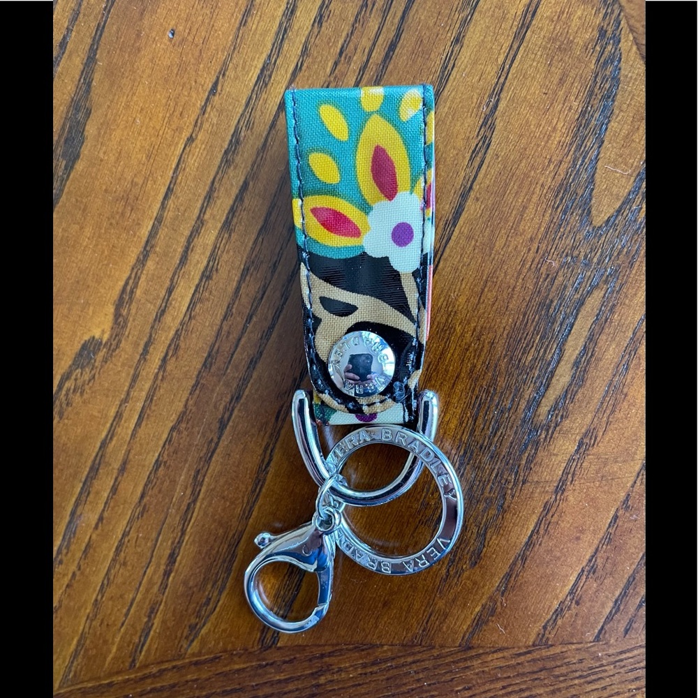 Vera Bradley Loop Keychain in Suzani NWOT